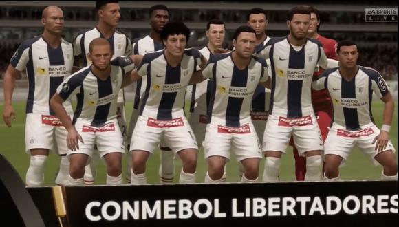 Alianza Lima vs. Nacional simulado en FIFA 20.