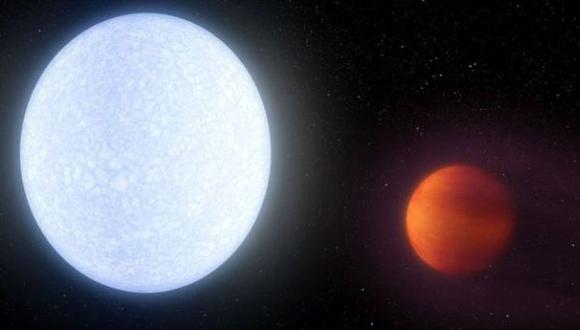 La estrella alrededor de la cual orbita es casi dos veces más caliente que el Sol. (Foto: NASA/JPL-CALTECH)