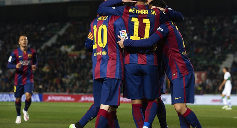 Barcelona goleó al Elche. (Foto: Getty Images)