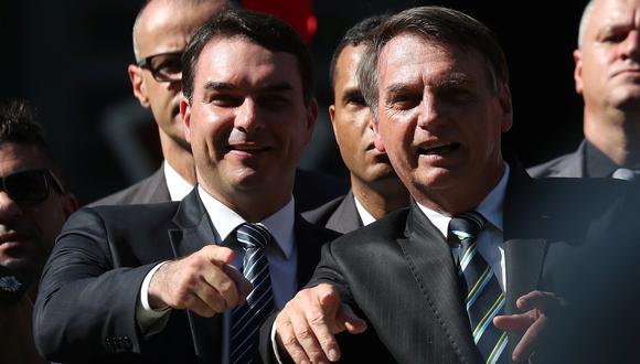 Flavio Bolsonaro: la justicia autoriza levantar secreto bancario del hijo de presidente Jair Bolsonaro. (Reuters).