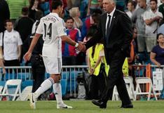 Carlo Ancelotti agradeció a Chicharito por su profesionalismo