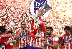 Las felicitaciones del Real Madrid al Atlético Madrid tras ganar la Europa League