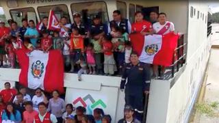Loreto: Tripulación de embarcación PIAS envía mensaje de aliento a la selección desde el Putumayo [VIDEO]