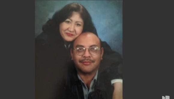 Blanca Rodríguez falleció el pasado 8 de febrero a las 12:30 p.m. por coronavirus y su esposo Juna tres horas después en California, Estados Unidos. (Captura de video/Univisión).