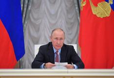 Putin dice que Rusia destruirá sus "últimas armas químicas" este miércoles