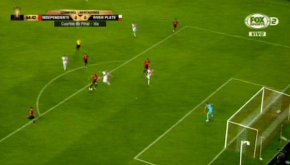 Gastón Silva erró una inmejorable jugada de gol | Foto: captura