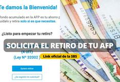 Solicita tu Retiro AFP, link hoy | Cuándo me toca retirar mi dinero y cómo saber cuánto dinero tengo