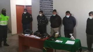 Ayacucho: prisión preventiva a 4 agentes PNP detenidos con más de 30 kilos de droga | VIDEO