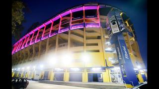 ¿Y el azul y oro? Estadio 'La Bombonera' se vistió de rosa