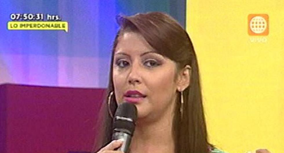 Karla Tarazona. (Foto: Captura de TV)