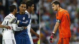 Casillas felicitó a Keylor Navas por su debut en el Real Madrid