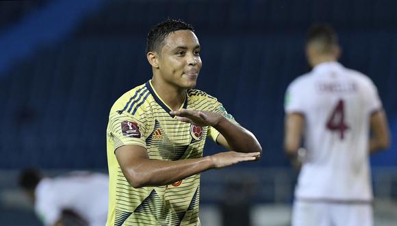 Colombia debuta con el pie derecho en las Eliminatorias Qatar 2022 con una victoria 3-0 ante Venezuela en Barranquilla | Foto: AFP / Gabriel Aponte