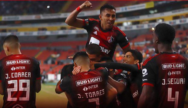 Atlas, de Anderson Santamaría, visita a Pachuca por el Apertura mexicano. (Foto: @AtlasFC)