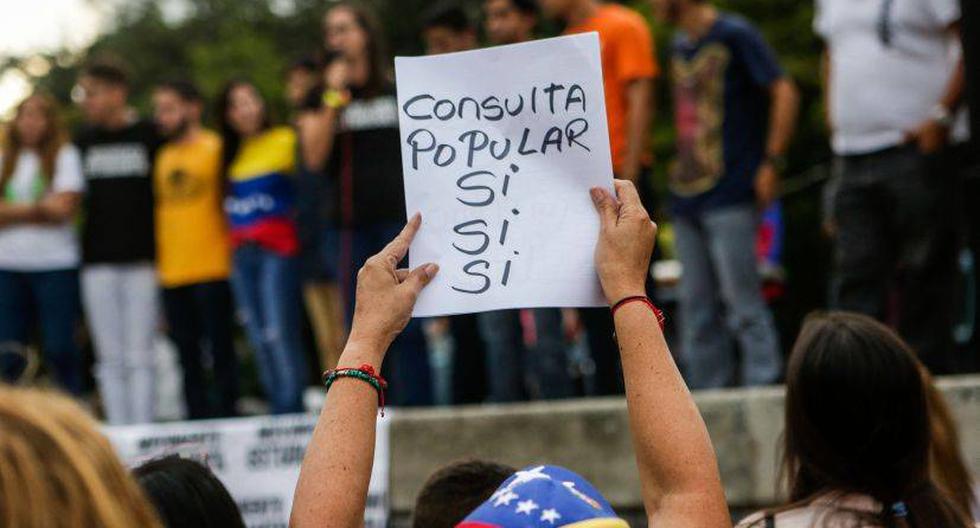Los opositores de Nicolás Maduro rechazan consulta de Gobierno del 30 de julio. (Foto: EFE)