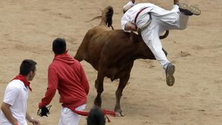 España: Dos heridos leves en el encierro más rápido de San Fermín[VIDEO]