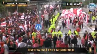 Boca Juniors vs. River Plate: el banderazo del 'millo' en el Monumental | VIDEO