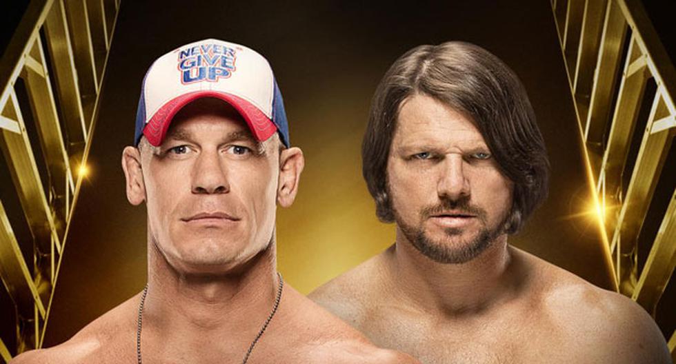 Single Match: John Cena vs. AJ Styles en Money In The Bank | Foto: WWE