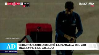 Sebastián Abreu rompió la pantalla del VAR tras empate de César Vallejo