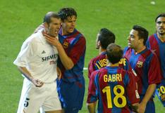 Barcelona vs Real Madrid: la vez que Zidane agredió a Luis Enrique