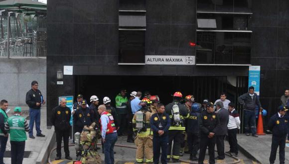 Explosión en la clínica Ricardo Palma (Foto: El Comercio/Hugo Pérez)