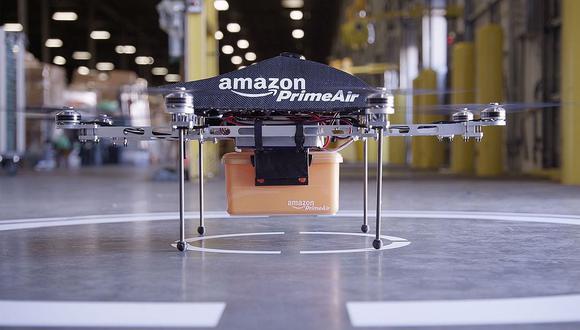 Amazon continúa apostando por la entrega aérea de pedidos y presenta su nuevo dron MK30. (Foto: Archivo)