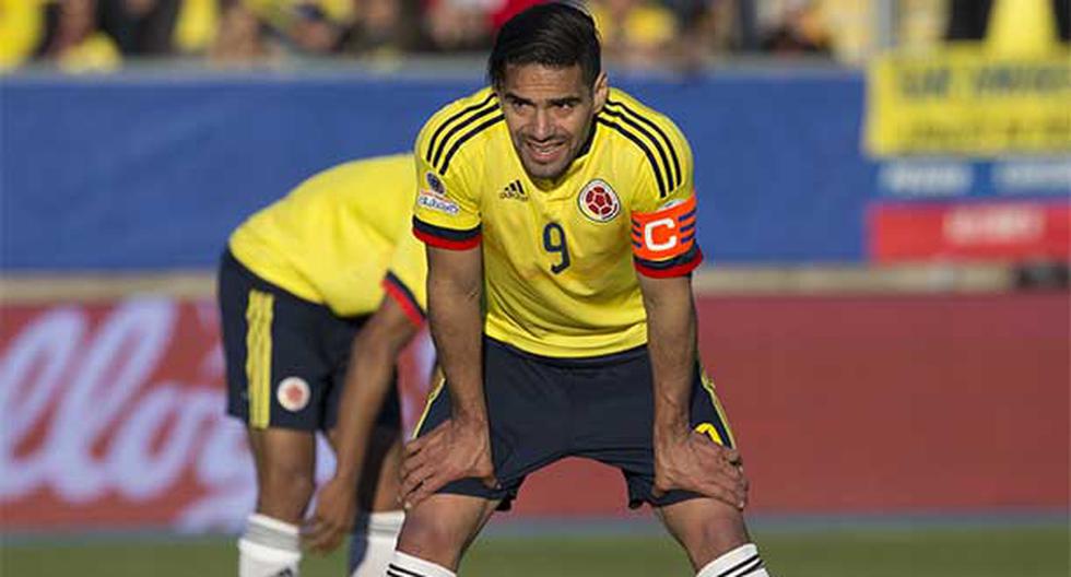 Radamel Falcao no jugó un buen partido ante la selección peruana. (Foto: Getty Images)