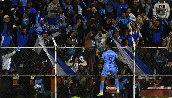 Bolívar se impuso ante Paranaense en condición de local por octavos de final de Copa Libertadores. Foto: AFP