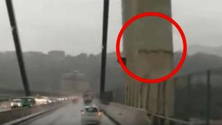 Impactante video muestra cómo puente de Génova se agrieta antes de colapsar
