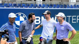 Claudio Pizarro y Thomas Müller compartieron un momento jugando golf