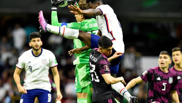 ¡Sin goles! México no pudo con USA en la jornada 12 de las Eliminatorias de la CONCACAF. FOTO: AFP