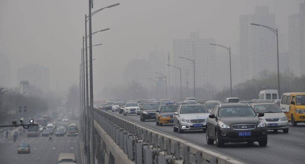 Contaminación del aire en Pekín, capital de China. (Foto: EFE)