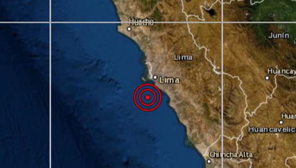 De acuerdo con el IGP, el epicentro de este movimiento telúrico se ubicó a 19 kilómetros al sur de la provincia constitucional. (IGP)