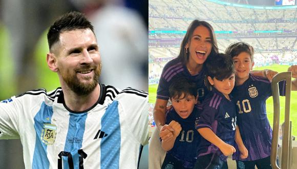 Antonela Roccuzzo expresó su felicidad por la Selección Argentina y Lionel Messi. (Foto: AFP/@antonelaroccuzzo).