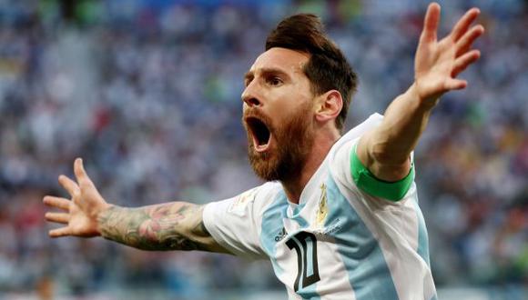 Lionel Messi celebrando la victoria. (Foto: Reuters)