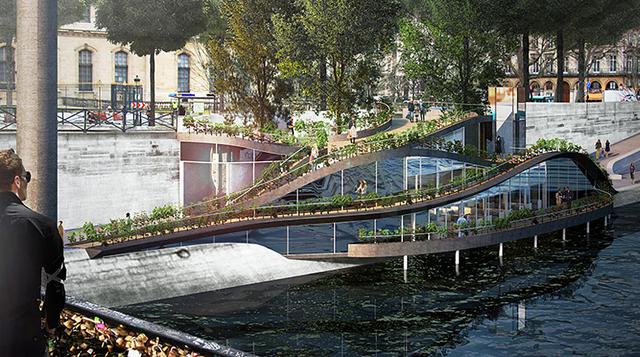 París de lujo: Este bar 'flotante' adornaría el río Sena - 1