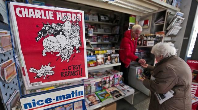 El Charlie Hebdo volvió con más calma pero el mismo combate - 1