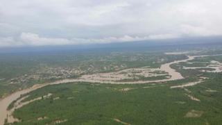Desborde del río Tumbes inunda más de 7.500 hectáreas