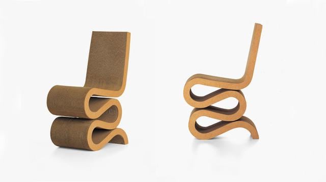 Wiggle Chair, una sorprendente silla hecha con cartón corrugado - 1
