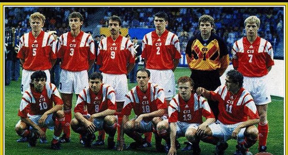 La Selección de la CEI en su participación en la Eurocopa de 1992 (Foto: UEFA)