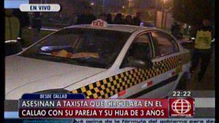 Callao: mataron a taxista mientras paseaba con su pareja e hija