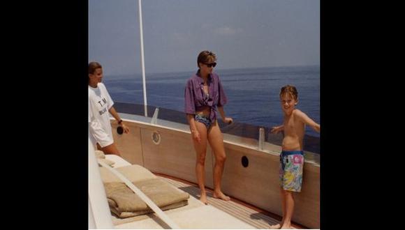 Foto inédita muestra el lado más relajado de la princesa Diana