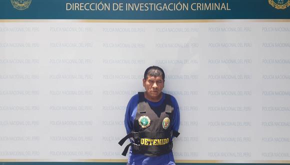 Pablo Ticona Yanqui, de 49 años, fue detenido por agentes de la Policía luego de encontrarlo en flagrancia de delito (Foto: PNP).