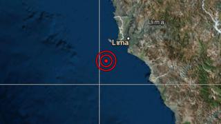 Callao: sismo de magnitud 3,5 se reportó esta mañana, señala el IGP