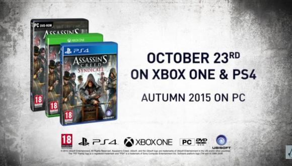 Ubisoft presentó Assassin’s Creed Syndicate de forma oficial