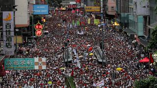 La multitudinaria manifestación en Hong Kong contra las extradiciones a China | FOTOS