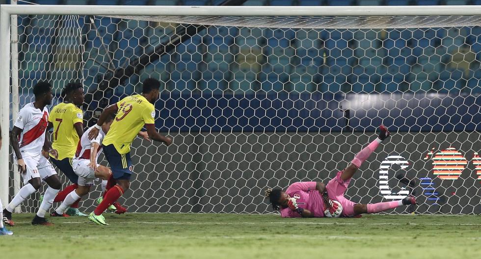 Ante Colombia Gallese tuvo una buena actuación, pero nos marcaron de penal. (Foto: Jesús Saucedo / GEC)