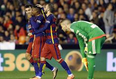 Barcelona vs Valencia: los goles del partido de semifinales de la Copa del Rey