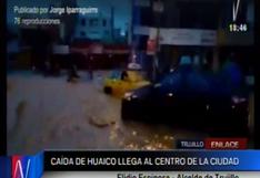 Trujillo: quinto huaico llega a la ciudad causando preocupación