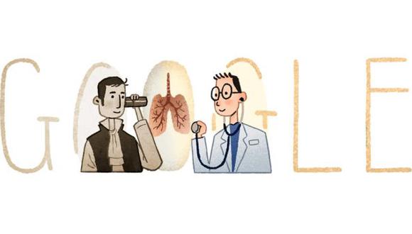 Google honró a René Laënnec, el médico que temía a las mujeres