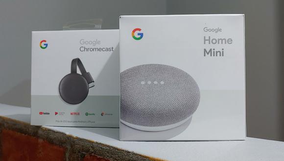 Google empieza la venta oficial de sus productos originales en el Perú. Chromecast y Google Home Mini son los primeros que estarán disponibles. (Foto: Bruno Ortiz B.)